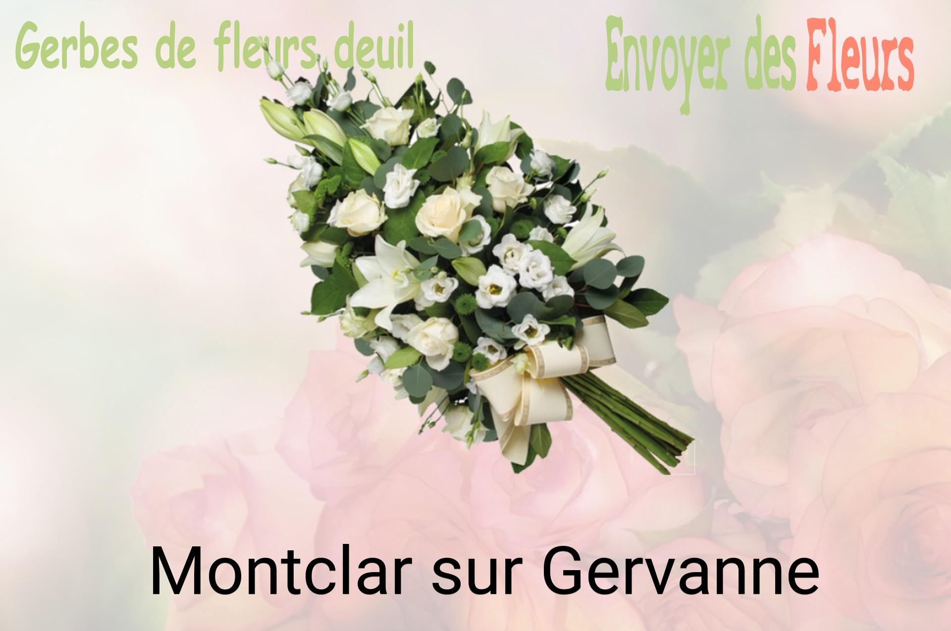 Gerbe de fleurs de deuil livrée à Montclar-sur-Gervanne